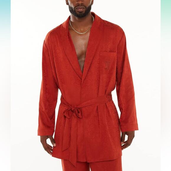 Savage X Fenty Mens Robe/Smoking Jacket size medium - Picture 1 of 9